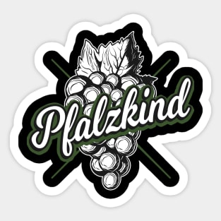 Pfalzkind Pfälzer Wein Sticker